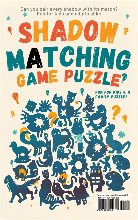 Shadow Matching Game puzzle - Digital Download